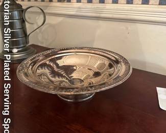 Victorian Silver Plated Footed Centerpiece Bowl
