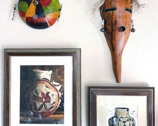 Paintings by Michael McCullough (Choctaw)