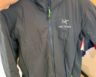 Winter jackets: Arcteryx, Eddie Bauer, Columbia, Patagonia, Spyder (some new with tags)