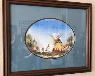 Native American scene