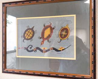 Paintings by Potsúnú/Gerónima Cruz Montoya (Ohkay Owingeh)