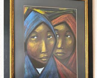 "Brother and Sister" by Ecuadorian artist Arturo Nieto. 