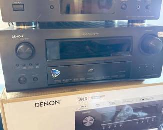 Stereo components: Bestian, Denon, Marantz, Onkyo