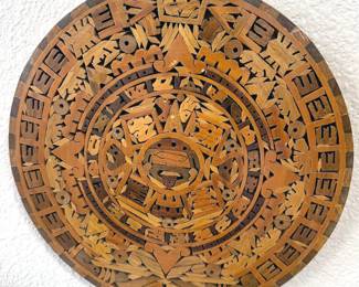 Aztec sun dial 