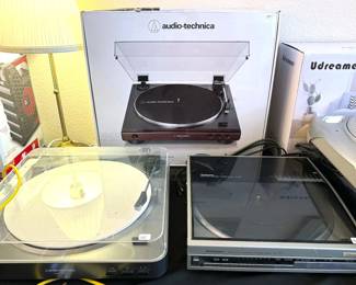 Record players: Audio Technician, Ions, Technics