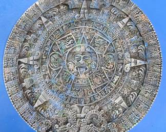 Aztec sun dial