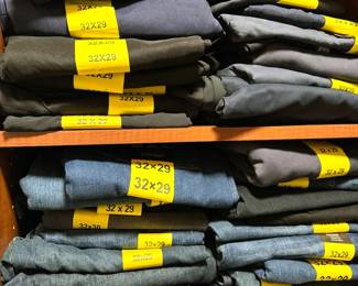 Denim, chinos, travel pants: 32" x 29" or 30" NEW!
