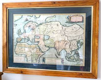Vintage map reproductions:
Mar de Chili (Chile) 1633 by Hernicus Hondius
Grenada + Popayan,17th century by Johann Jamesson
Cambridgeshire, 17th century
