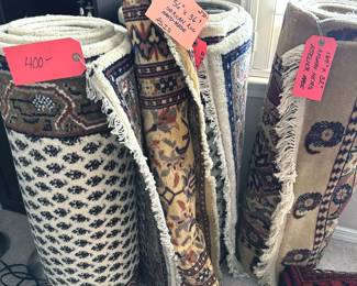 Rugs from Persia + Caucus region, assorted styles + sizes