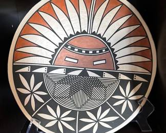 Ceramic pottery from Acoma, Laguna, Santa Ana, Santo Domingo, Taos