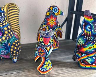 Huichol (Mexican) beaded figures