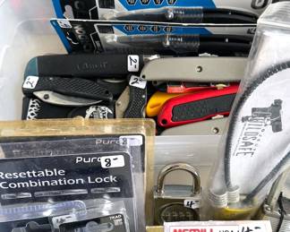 Combo + key locks of different size
