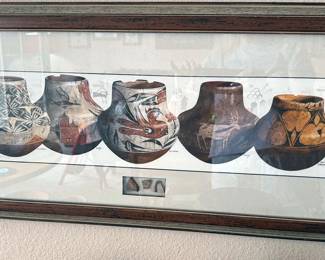 Multiple paintings by Michael McCullough (Choctaw)