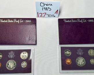 Proof Set Coins