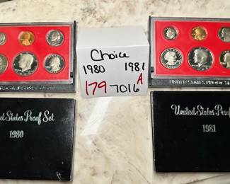 Proof Set Coins 