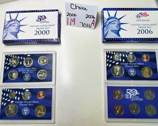 Mint Proof Set Coins 