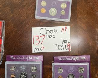 Proof Set Coins