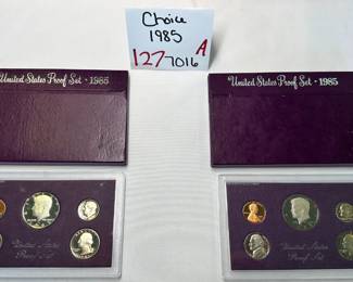 Proof Set Coins