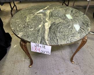 Marble Round Coffee Table 