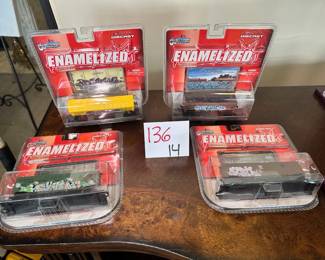 Enamelized Diecast Trains 