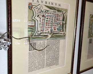 Antique Map Tavrinvm Turino