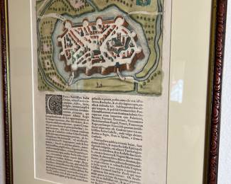 Antique Map Crema Italia