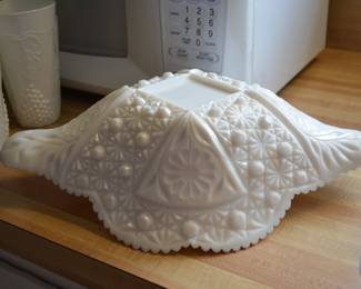Milk Glass Bowl