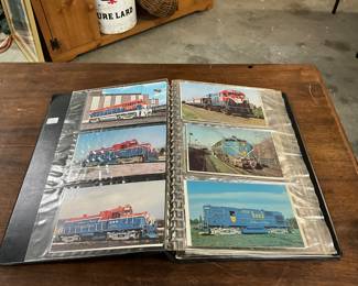 Book of Train Photos/Post Cards