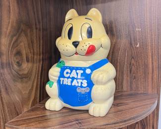 1992 Meowing Cat Treat Jar by Fun-Damental Too