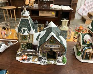 Carole Towne Christmas Village "The Blacksmith's Shop"