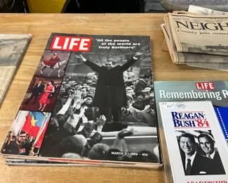 Assorted Life Magazines - Nixon on Cover - March 1969