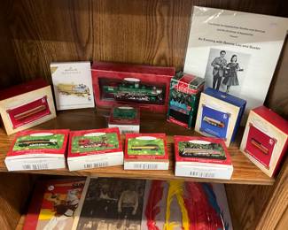 Assorted Train Car Hallmark Keepsake Christmas Ornaments