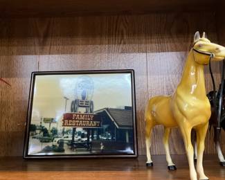 Framed Pic of Roy Rogers Family Restaurant