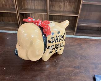 Puppy Dog "Daddy's Cash" Coin Bank