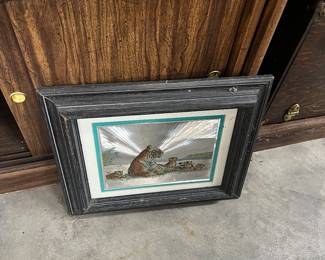 Framed Josephine Marsh Holographic Foil Picture