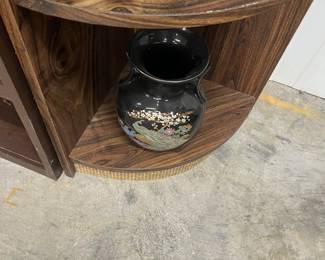 Japanese Black Porcelain Vase