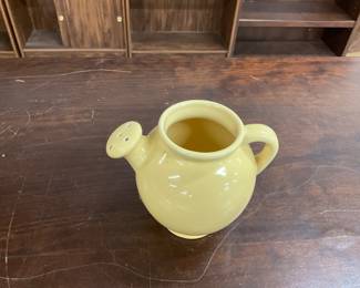 Yellow Ceramic Water Pitcher Vase