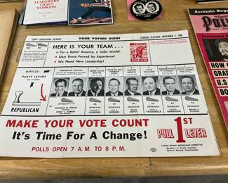 November 1968 Republican Party Voting Guide