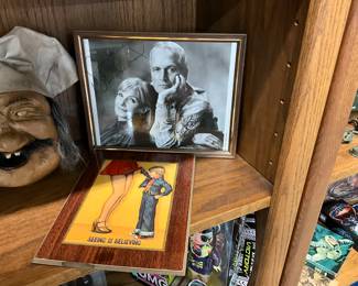 Framed Signed Photo of Paul Newman & Joanne Woodward - Seeing is Believing Plaque