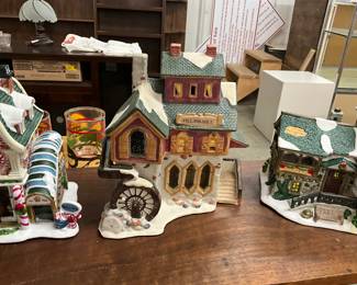 Carole Towne Christmas Village "Village Mill"