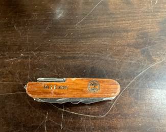 Wooden Handled Pocket Knife