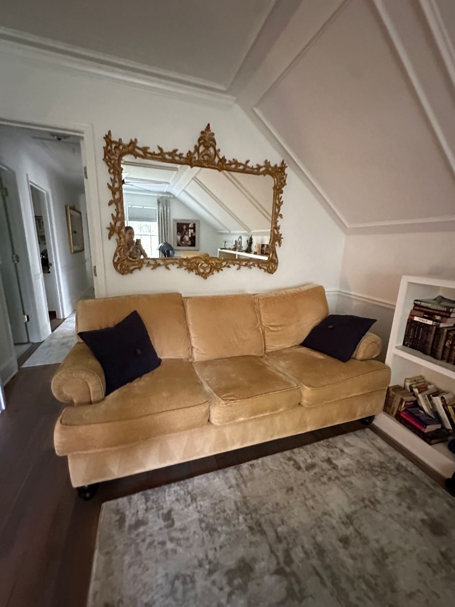 Drexel Heritage sleeper sofa and mirror from The Cloister at Sea Island resort