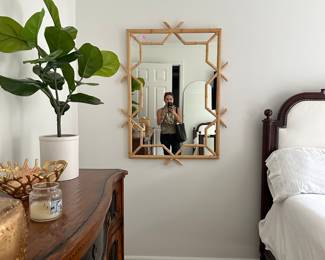 Serena and Lily bamboo mirrors
