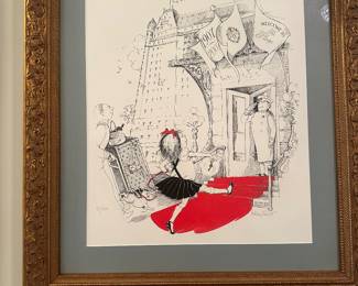 Eloise at The Plaza Hotel limited edition lithograph from Hillary Knight gifted to the residents of the Plaza Hotel. Rare find.