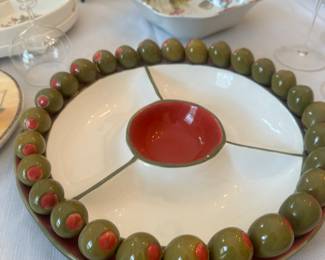 Unique olive serving tray