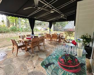 Westminster teak outdoor furniture with marine grade hi-gloss finish