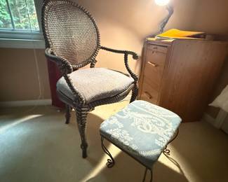 Chair and Footstool