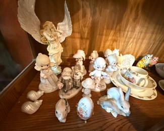 Precious Moments Decor, Angel Decor, Ceramics