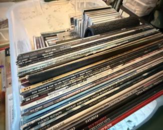 Vinyl Records, CDs, Cassette Tapes