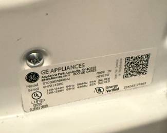 GE Appliances Clothes Dryer